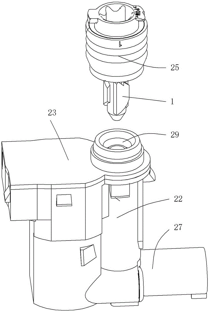 Micro actuator for oil filler cap and charging cap