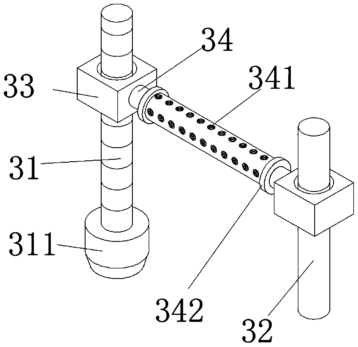 A belt feeder with adjustable inclination angle