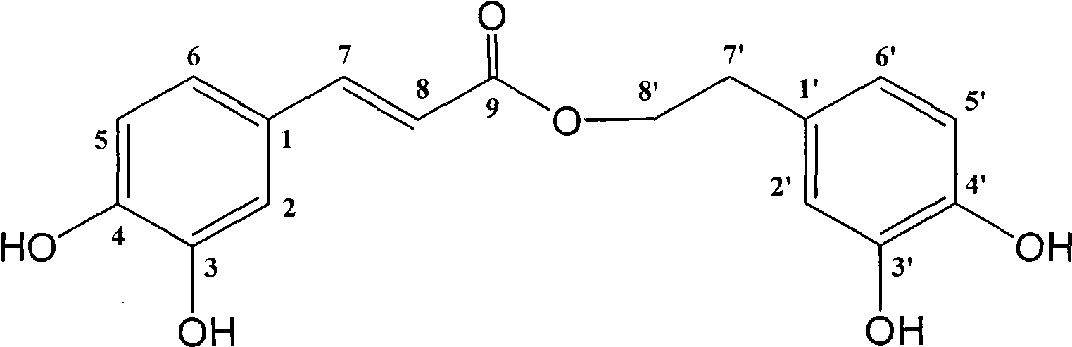 A medicine containing caffeic acid 3,4-dihydroxyl phenethyl ester and its uses