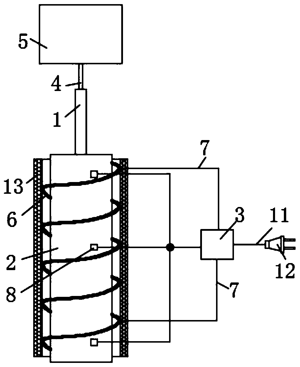 Special-shaped heat pipe negative pressure boiling heat discharge device