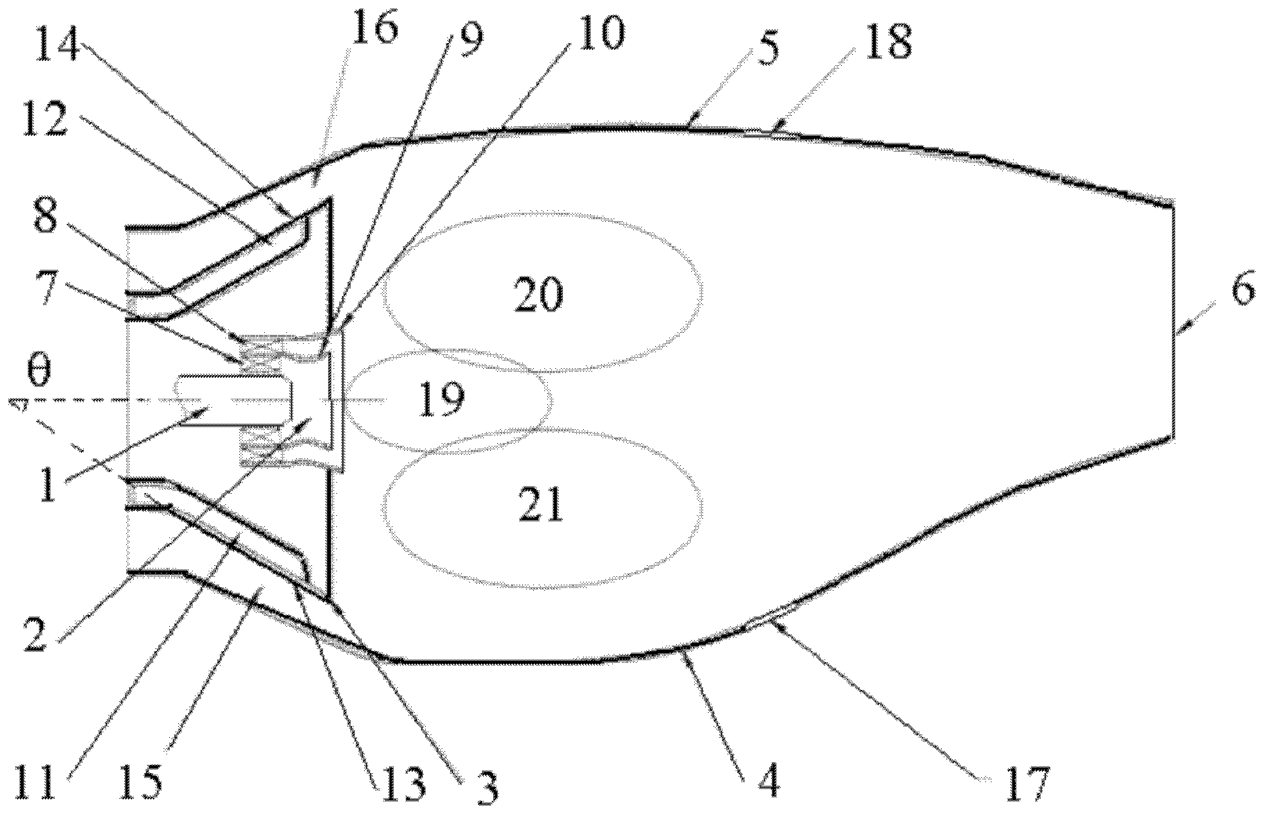 Fractional combustion chamber