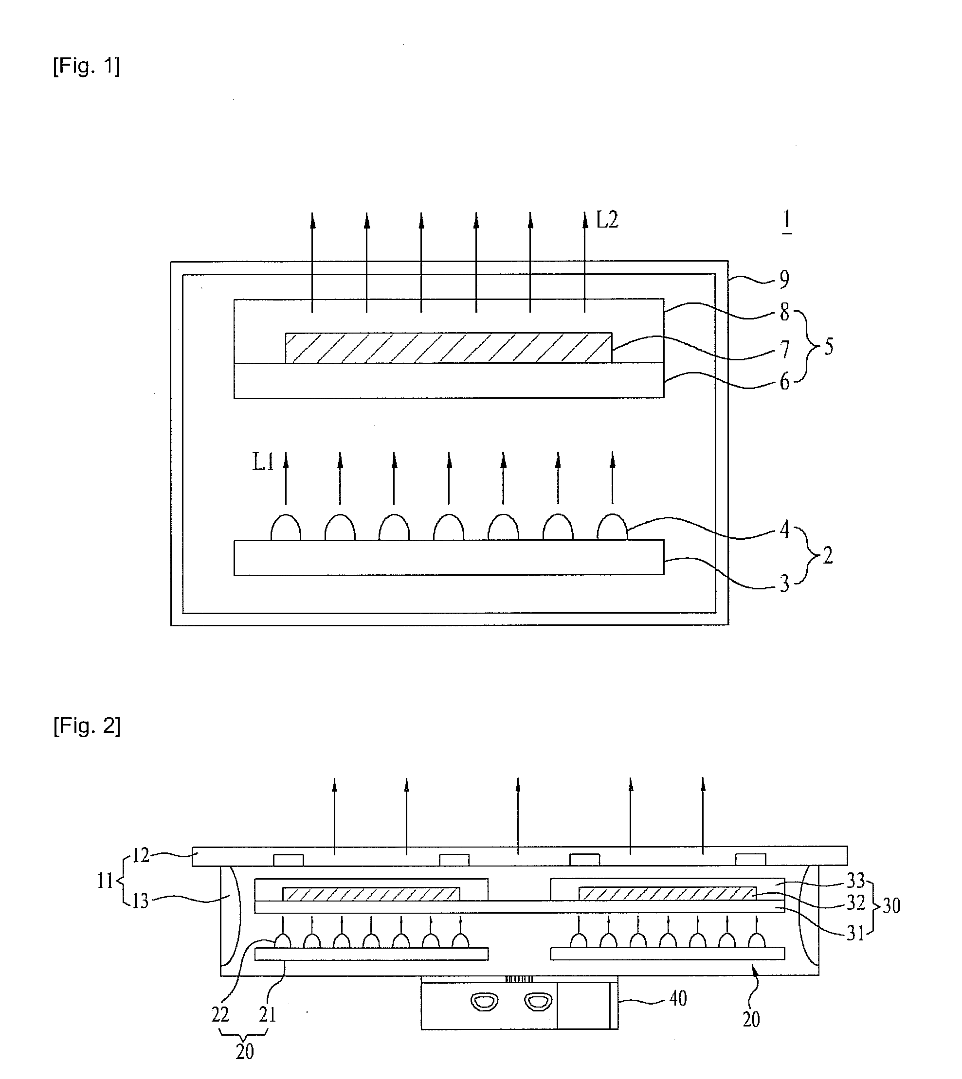 Lighting apparatus and display device including the same