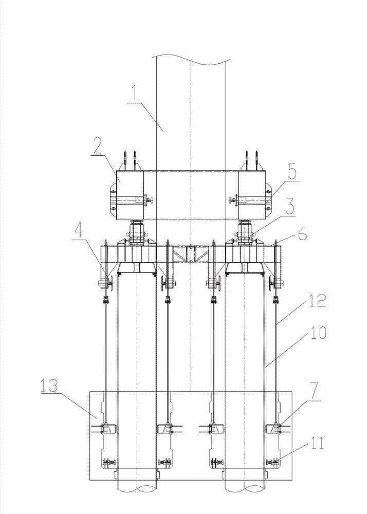 Prefabricated bridge abutment multifunctional lifting system and construction procedure thereof