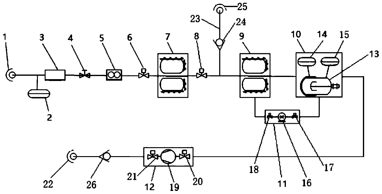 SF6 gas micro-water treatment device