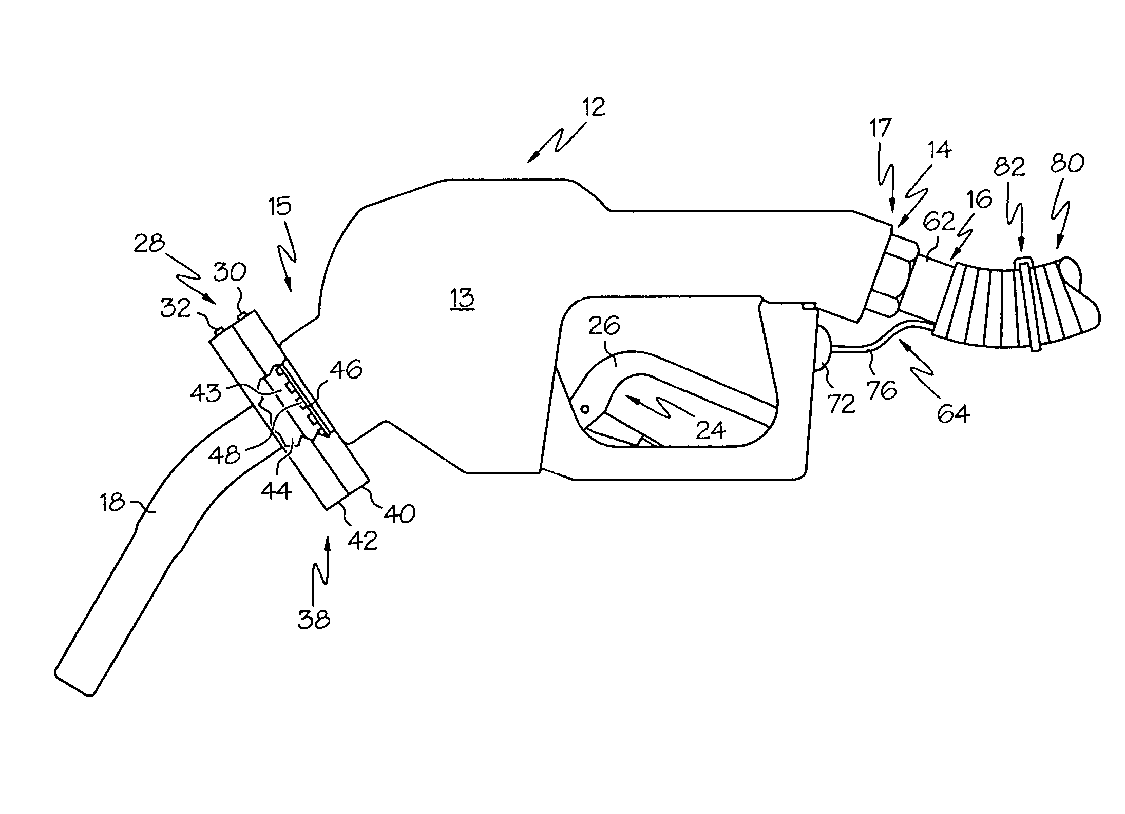 Lighted supervisory system for a fuel dispensing nozzle