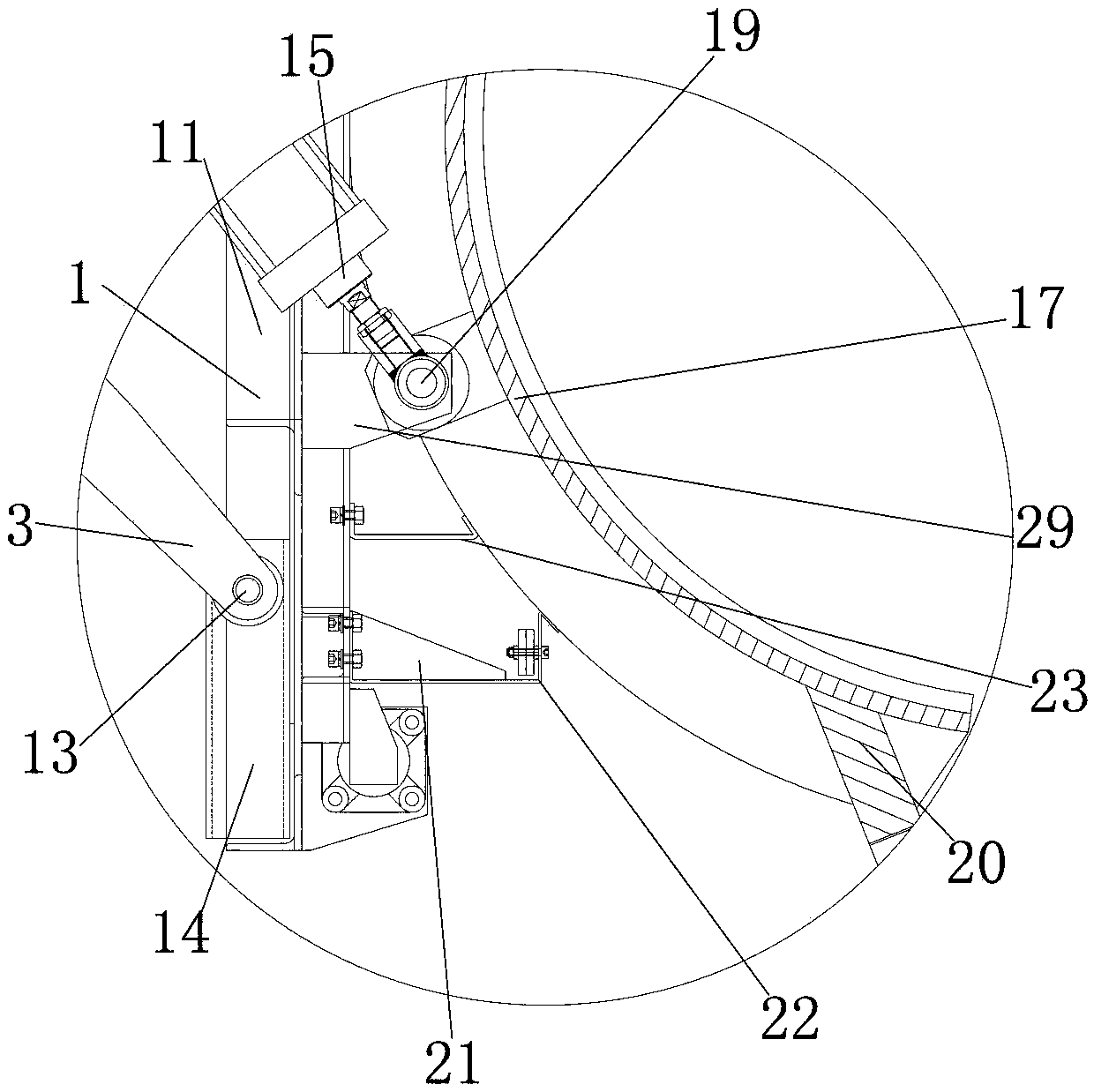 Portable new energy automobile stopping method