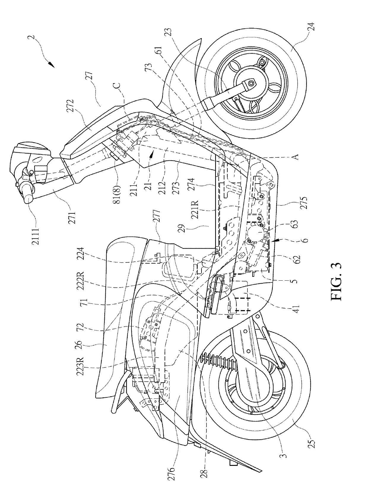 Opening control structure of electric vehicle battery box