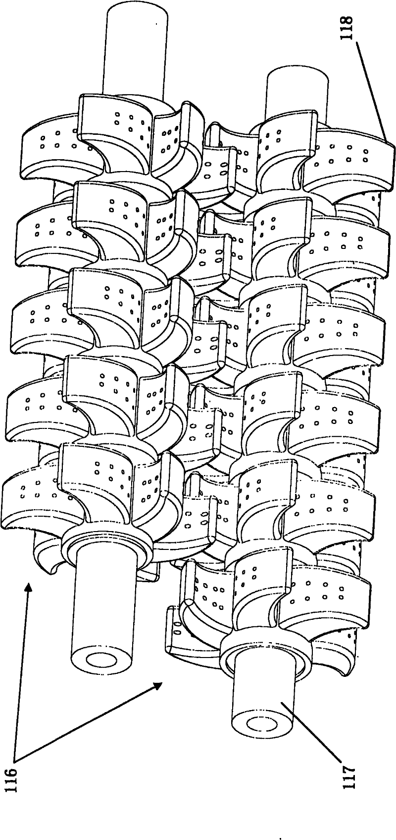 Semi-wet slag treatment waste heat recovery generating system and method