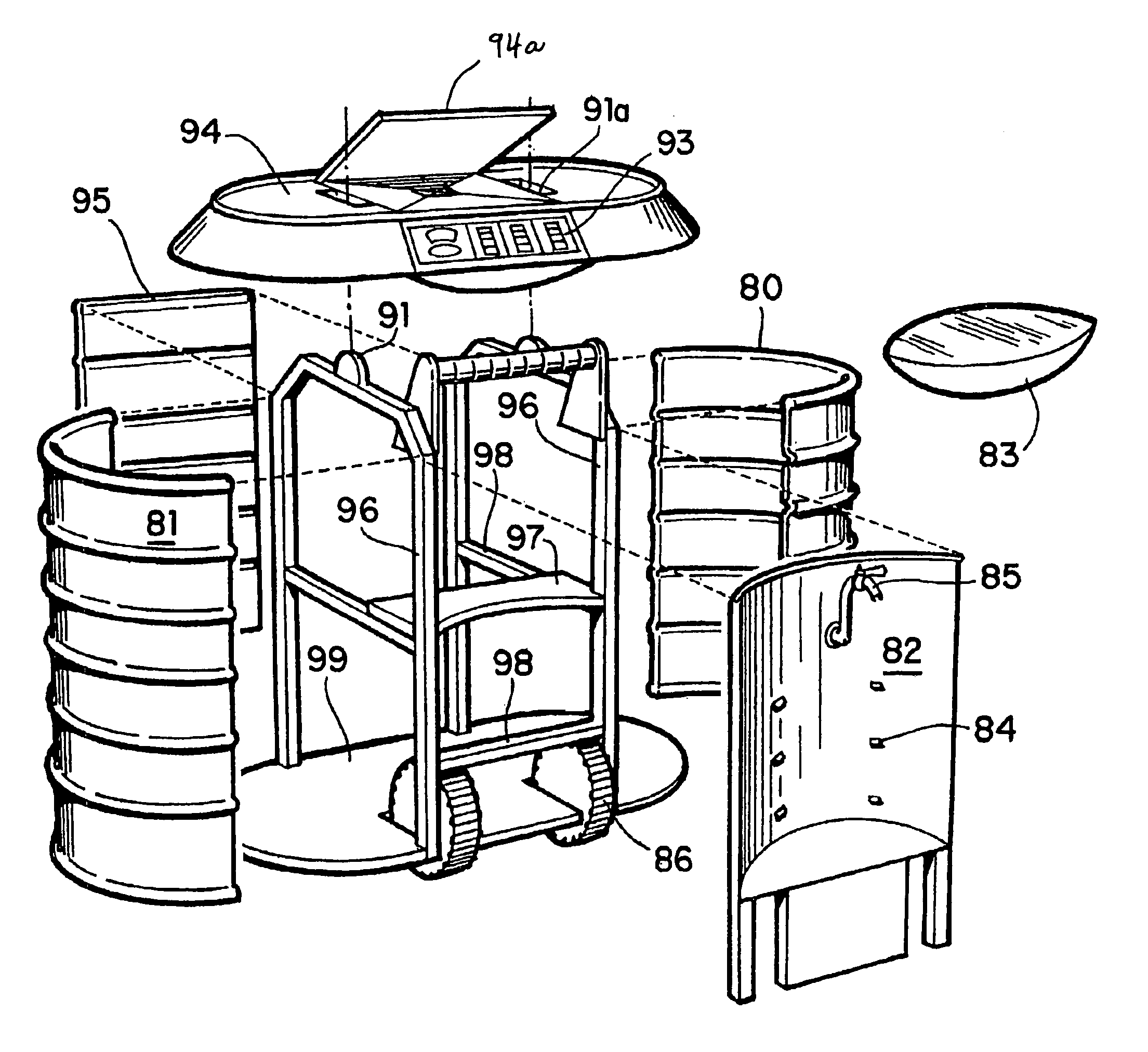Renewable portable stored energy power generating apparatus with alternate water source capability