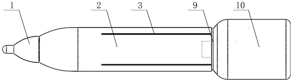 A rotatable electromagnetic railgun shell