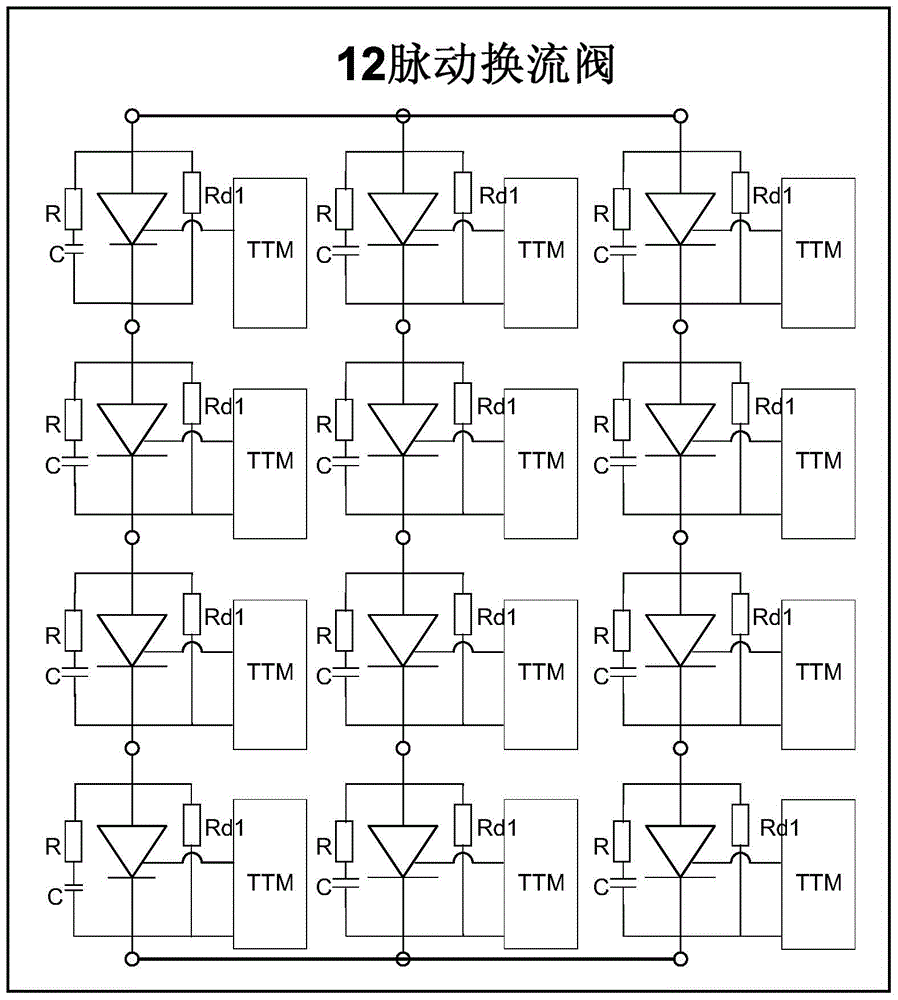 Computer simulation testing system for high voltage direct current transmission equipment