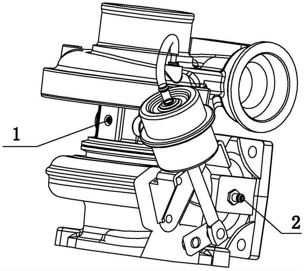 A natural gas turbocharger with cooling system