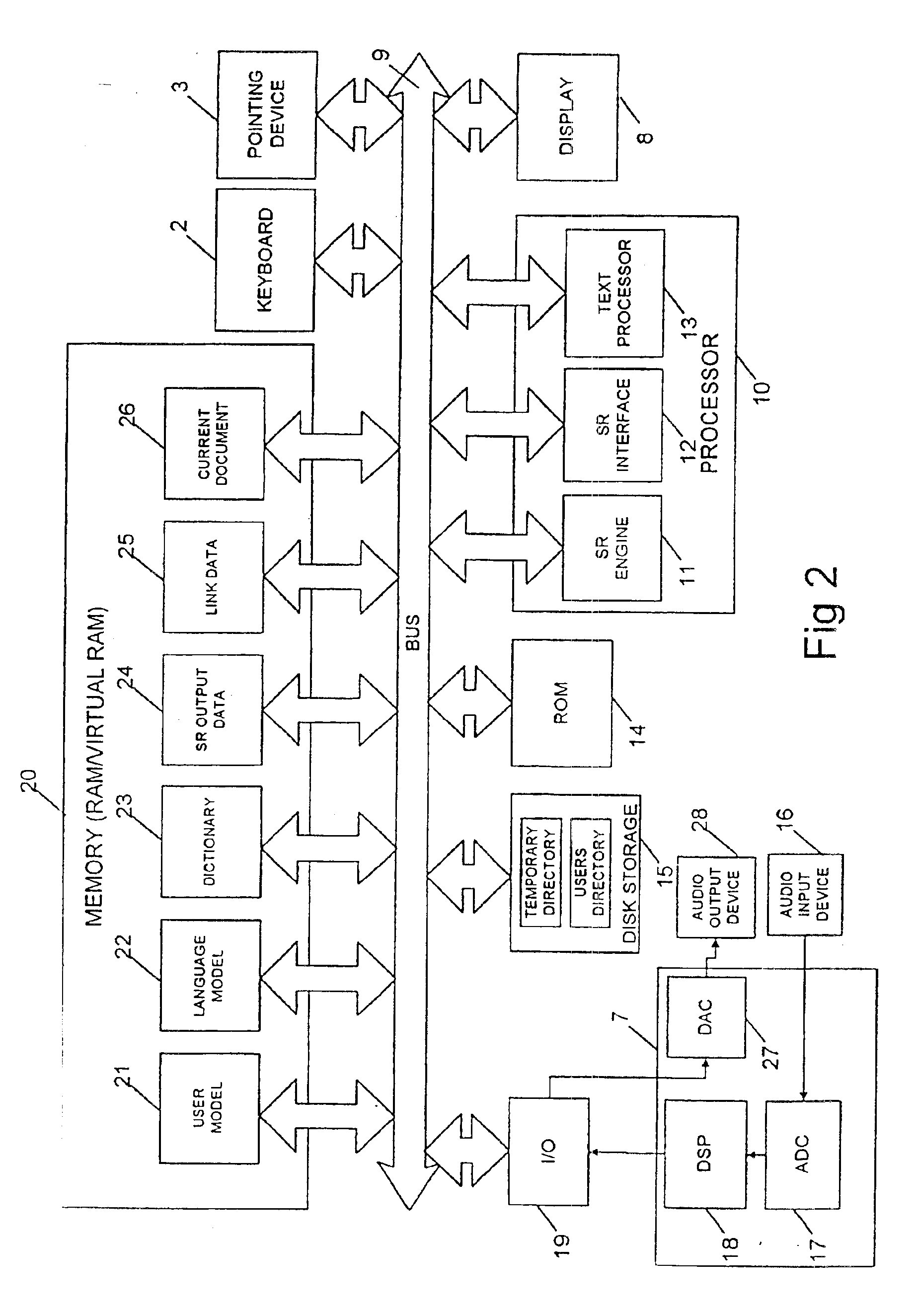 Method and apparatus for processing the output of a speech recognition engine