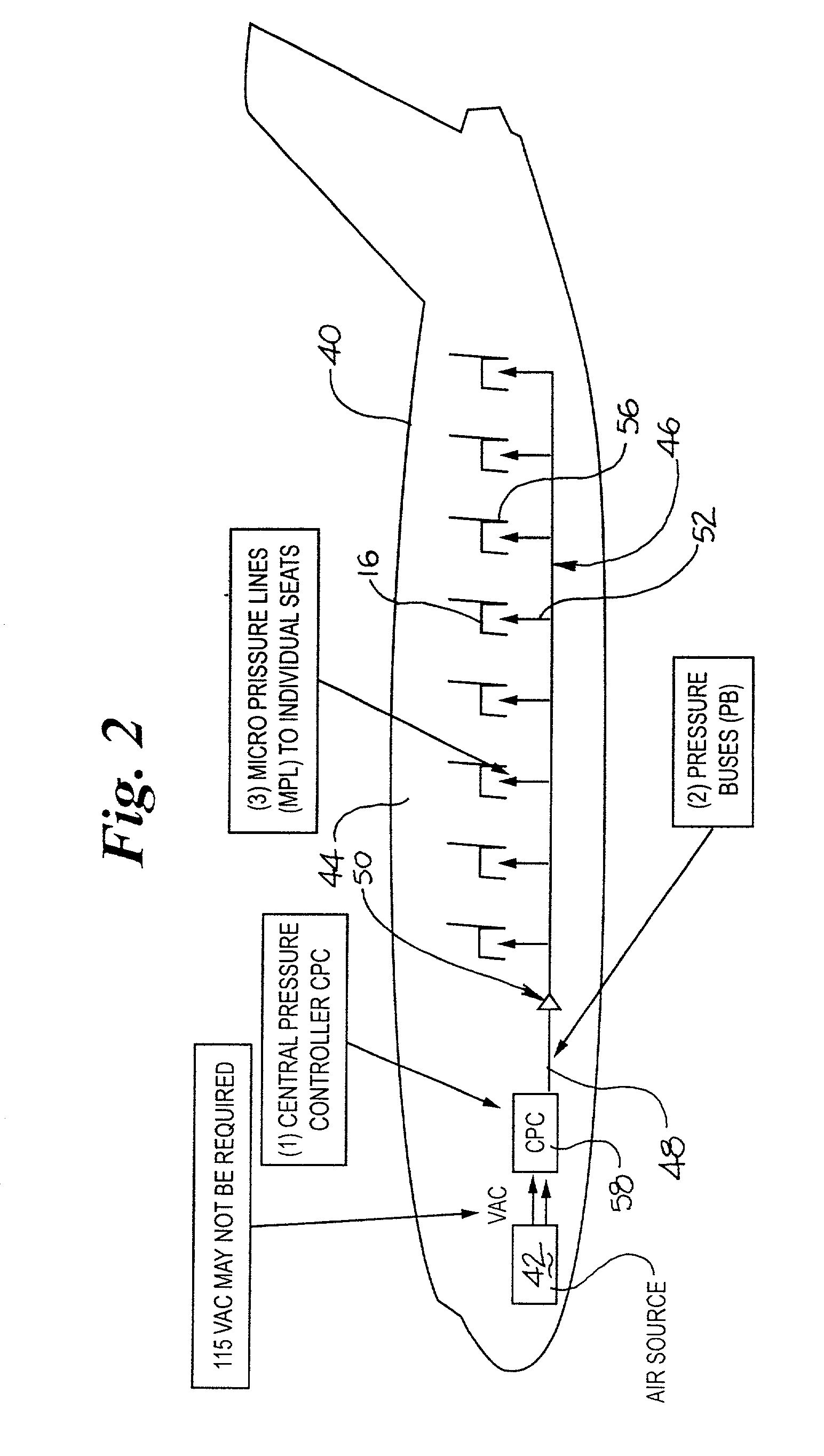 Pressure device and system for preventing thrombosis