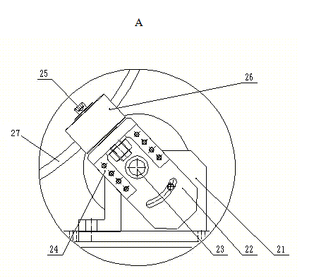 Rotating pipe feed positioning mechanism for large-caliber pipes