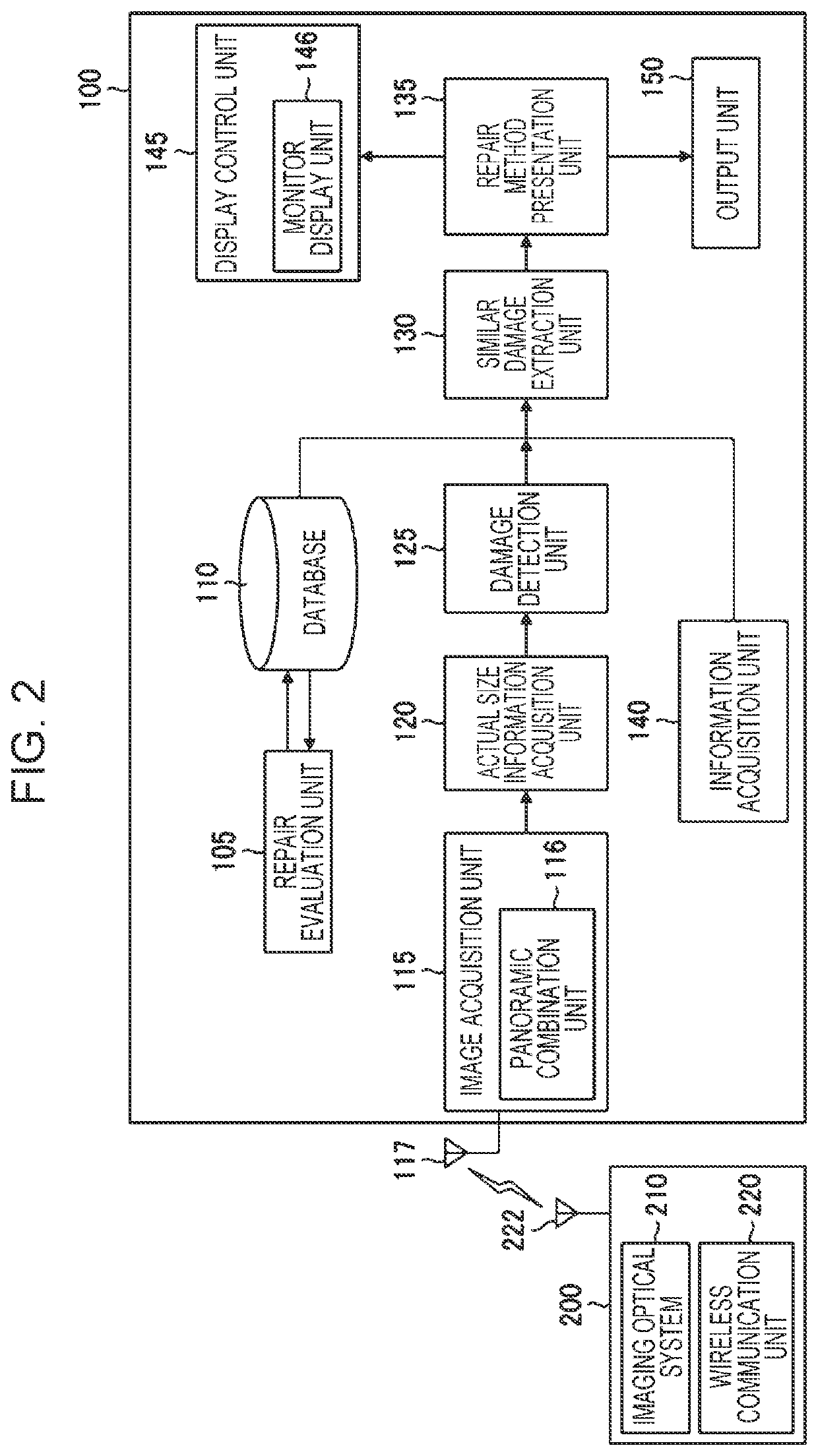 Structure repair method selection system, structure repair method selection method, and structure repair method selection server