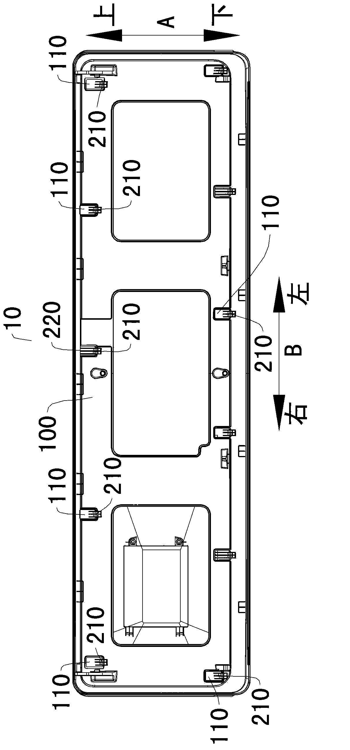 Air conditionerpanel component and air conditioner adopting same