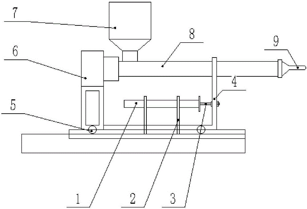 Extrusion feeding mechanism and extrusion injection molding machine
