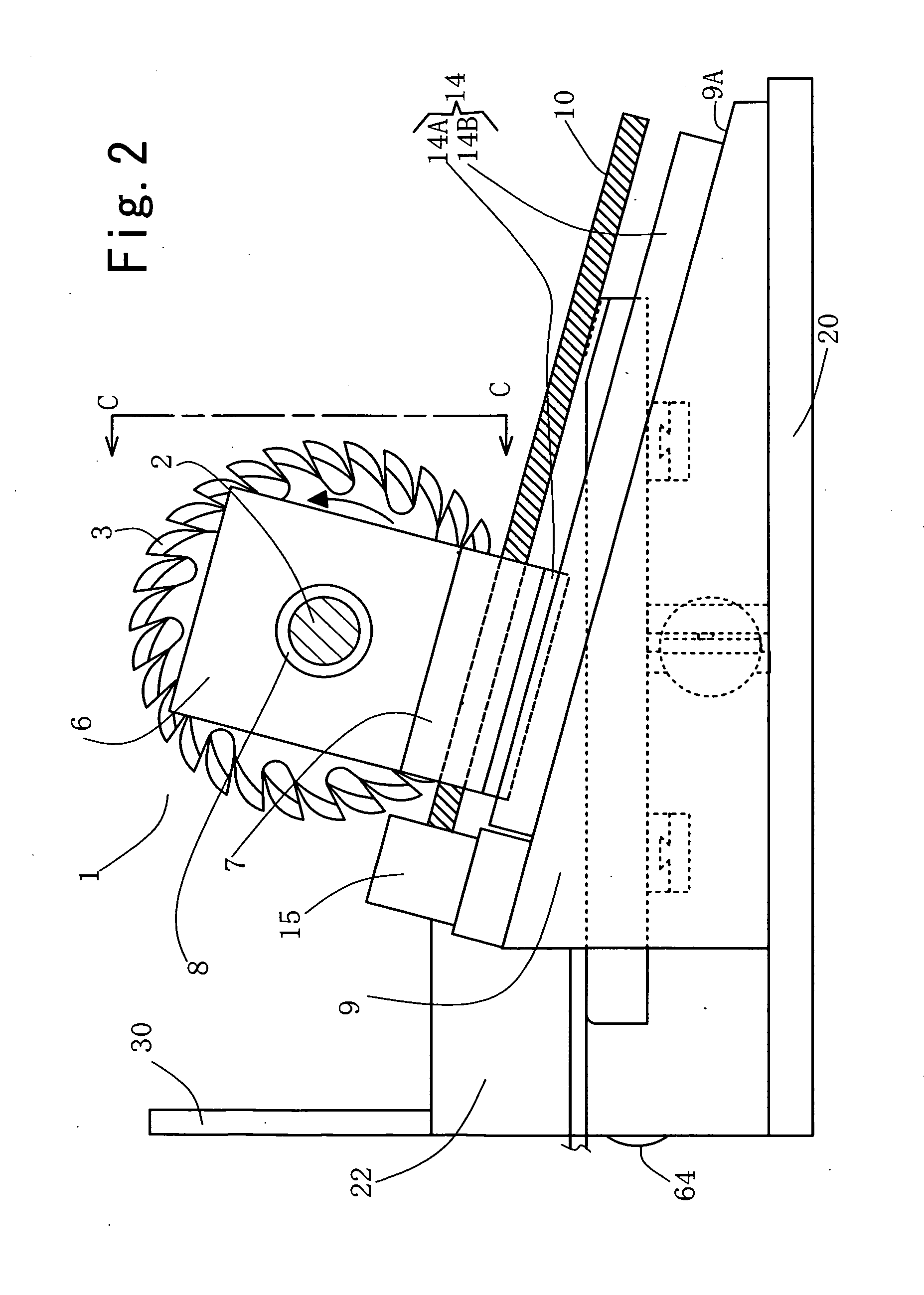 Method for forming a bevel cut at an end of a wood member