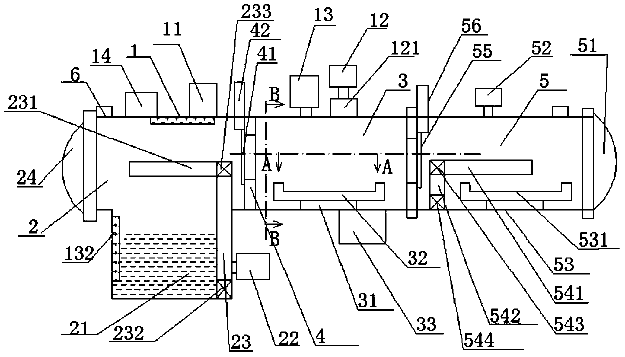 Automatic-opening/closing anticorrosive spray-purification observation monitoring three-chamber vacuum furnace