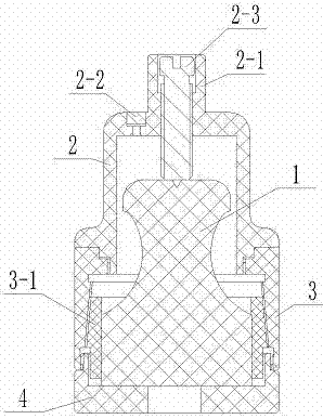 A seal holding device for a stamping machine