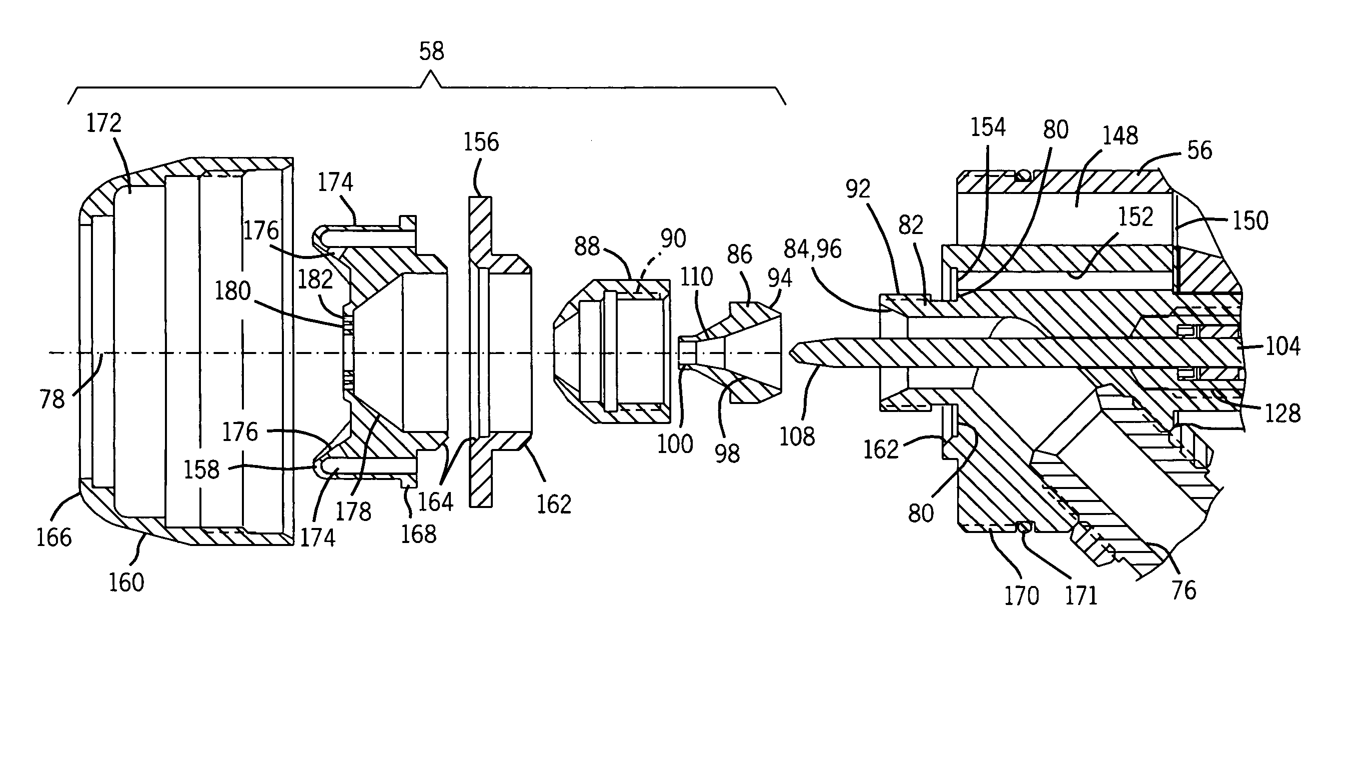 One-piece fluid nozzle