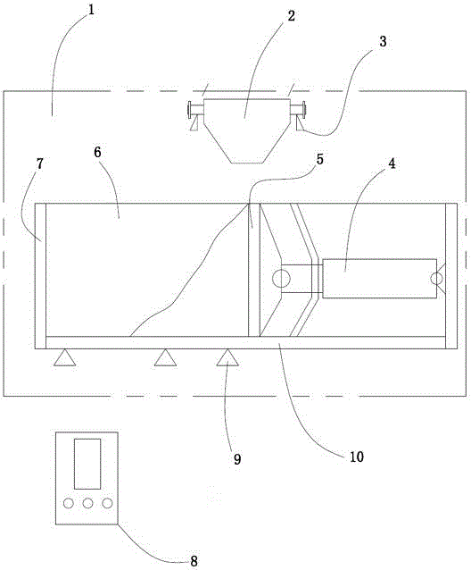 Compression system for waste transfer station