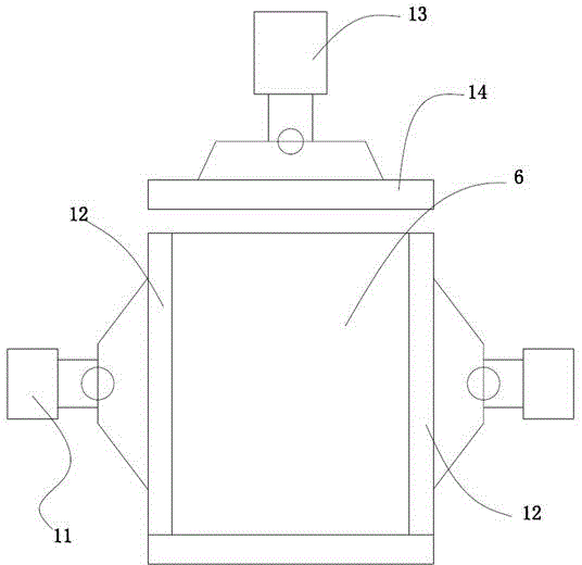 Compression system for waste transfer station