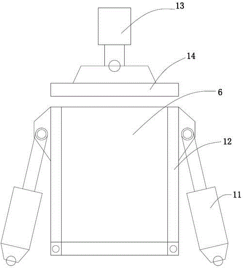 Compression system for waste transfer station