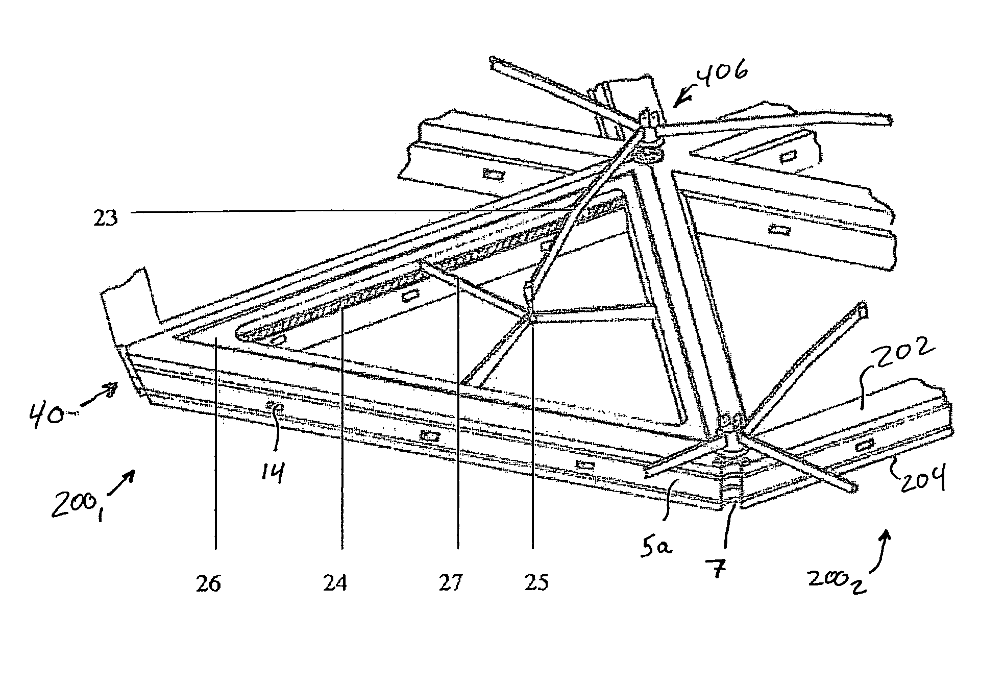 Method for producing triangular elements designed for the manufacture of structures and resulting triangular elements