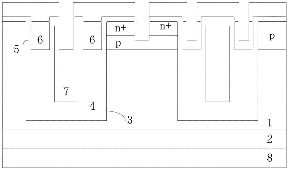 Trench mosfet device and fabrication method thereof