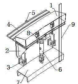 An installation structure and method for accurate positioning of buried waterstops in lining of tunnel arch walls