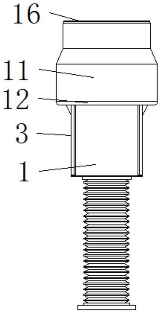 Seamless welding lawn lamp