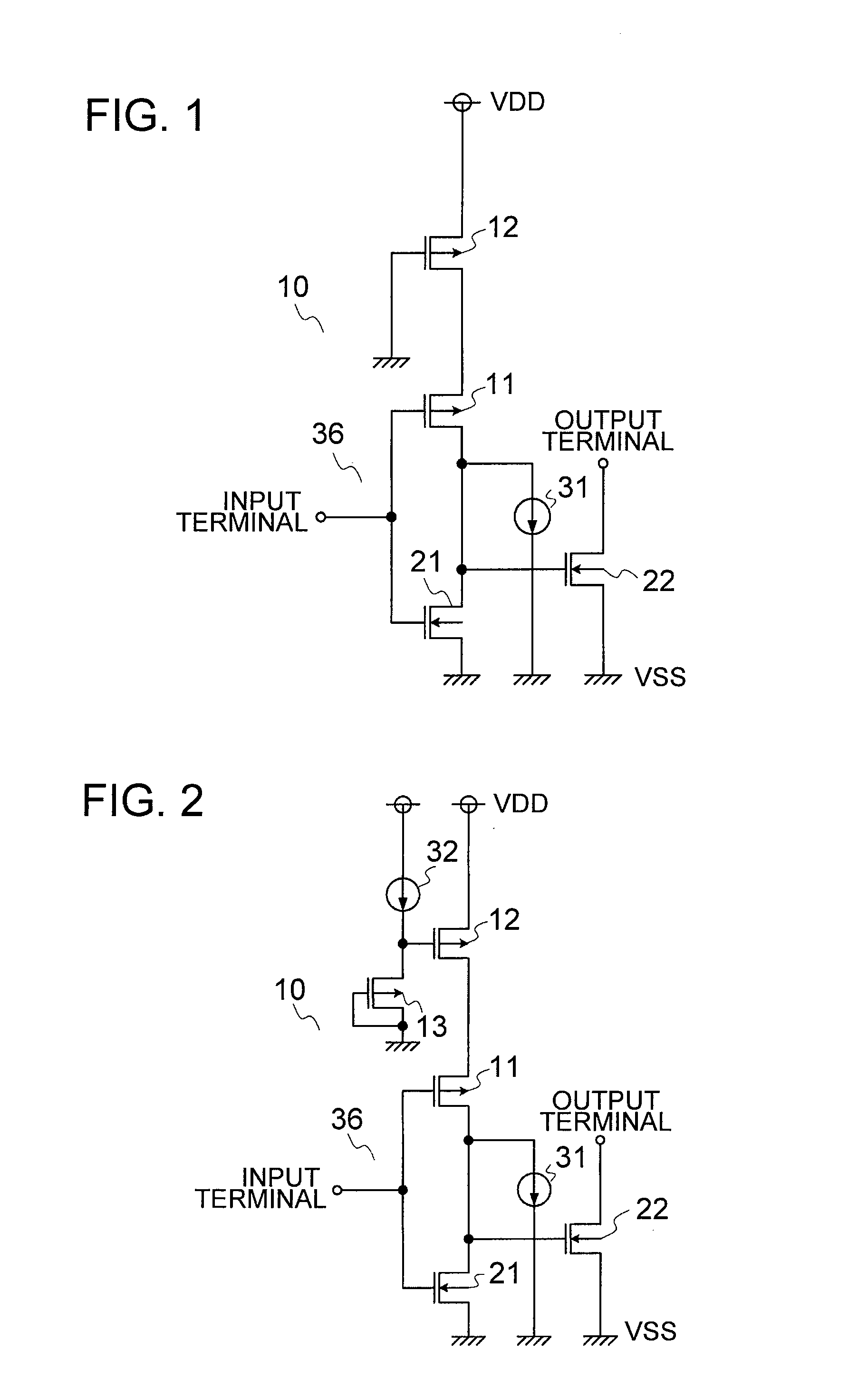 Output circuit, temperature switch ic, and battery pack