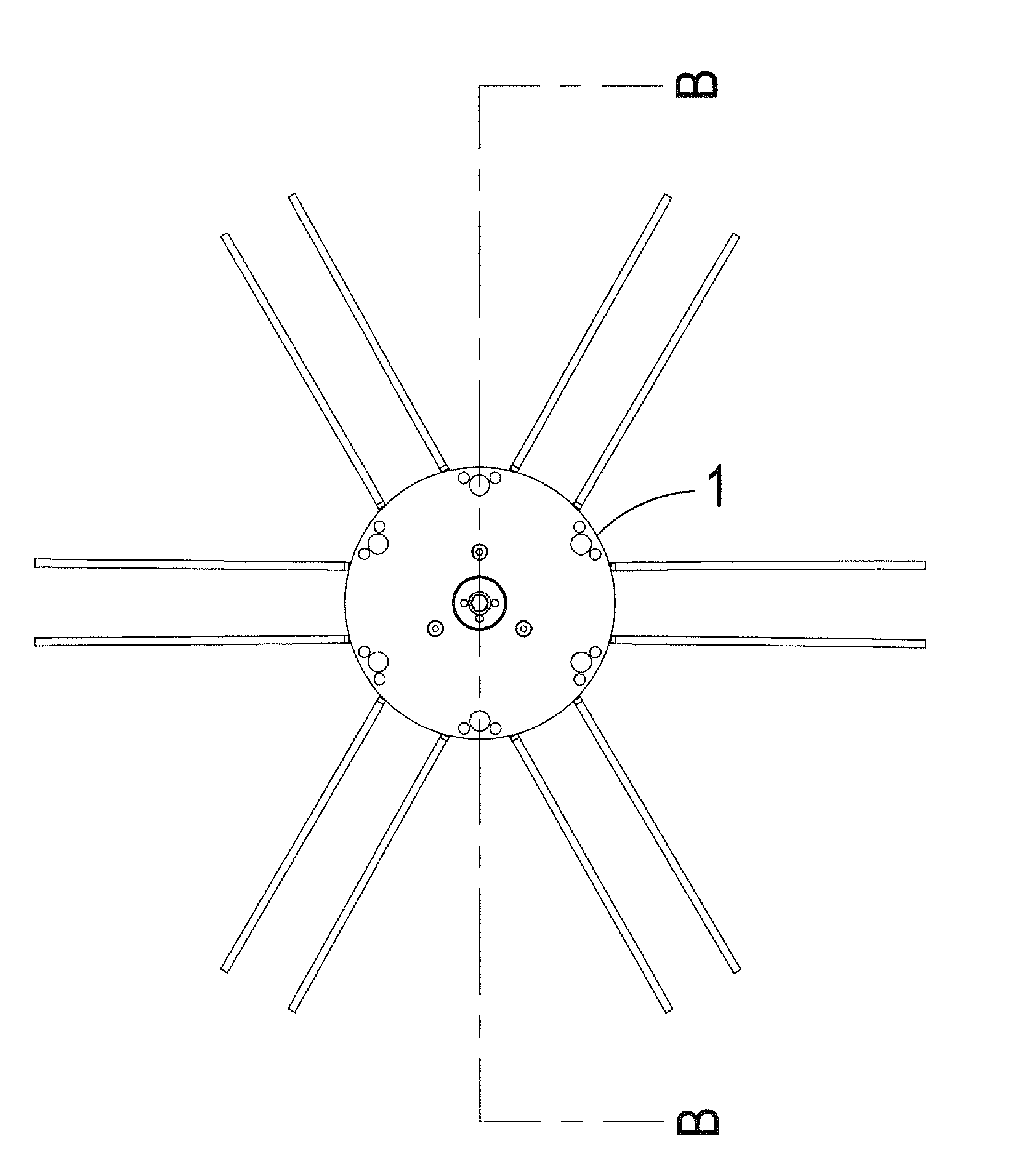 Structure of Sextant Rotary Disk