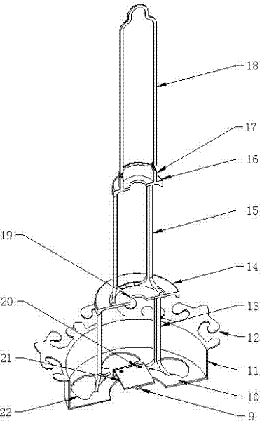Self-induction wind-powered lantern