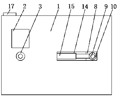 Flexible shaft selling display device with tensioning function