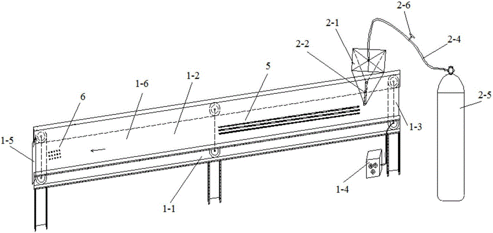 Epoxy resin composite material granulating device