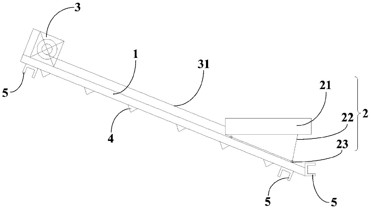 Parthenocissus tricuspidata type concrete abrupt slope capping lifting device