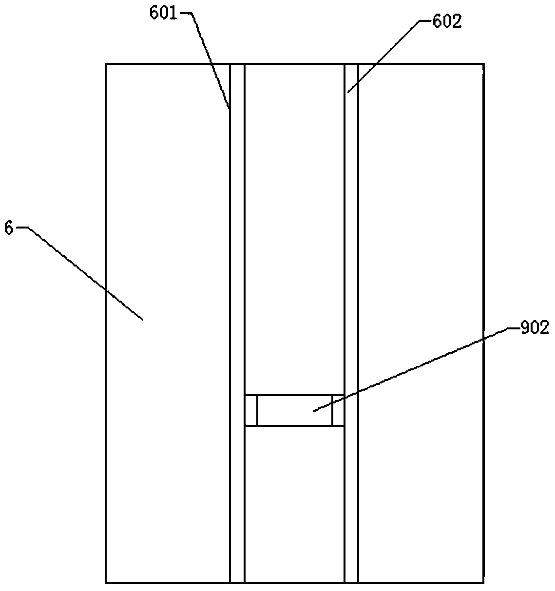 A processing equipment for solar water heater heat preservation water tank with material clamping device