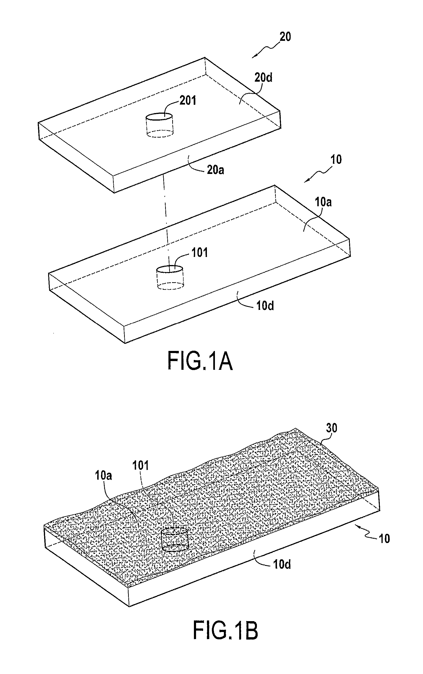 Method for the brazing of parts made from a composite material, incorporating a slug in the bond