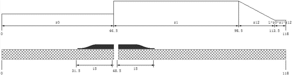 Space travelling wave tube group delay inhibition method based on helix internal diameter adjustment