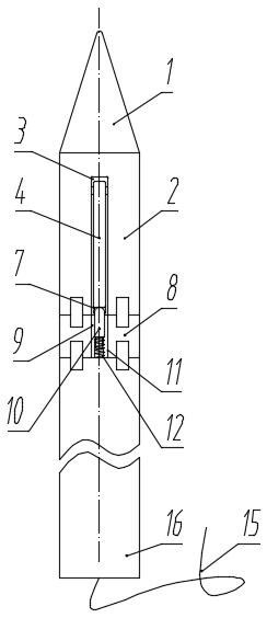 A safe crushing device for bird's nest of power transmission line