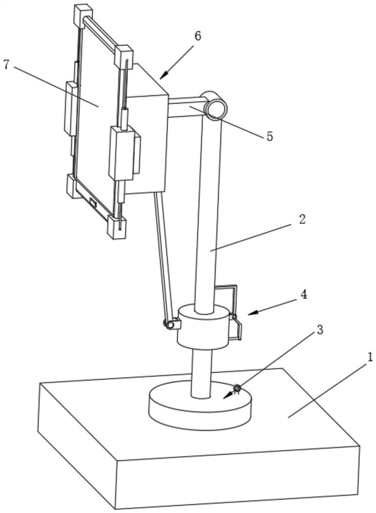 Anti-falling tablet personal computer with angle adjusting support