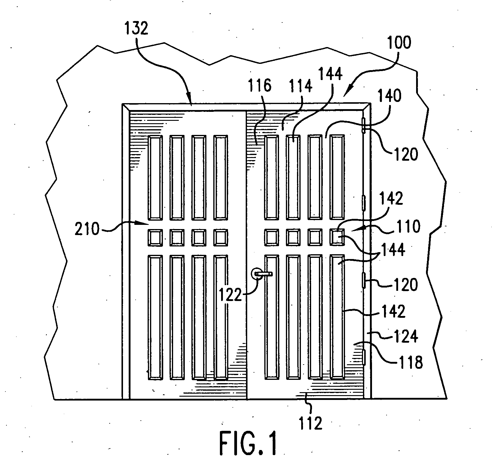 Multi-layered fire door and method for making the same
