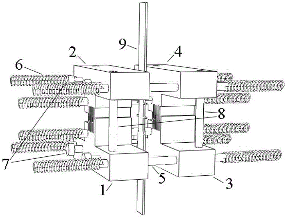 Clamping device for preventing compressive instability in sheet plane