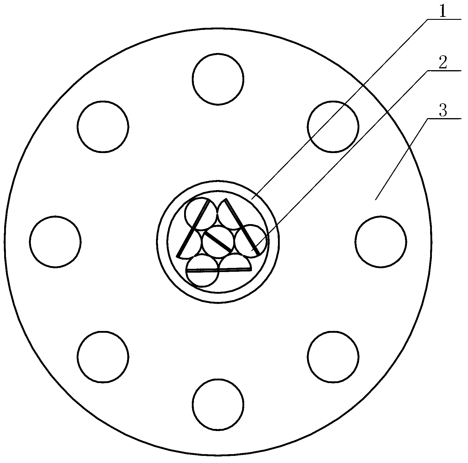 Spiral low-shear static mixer