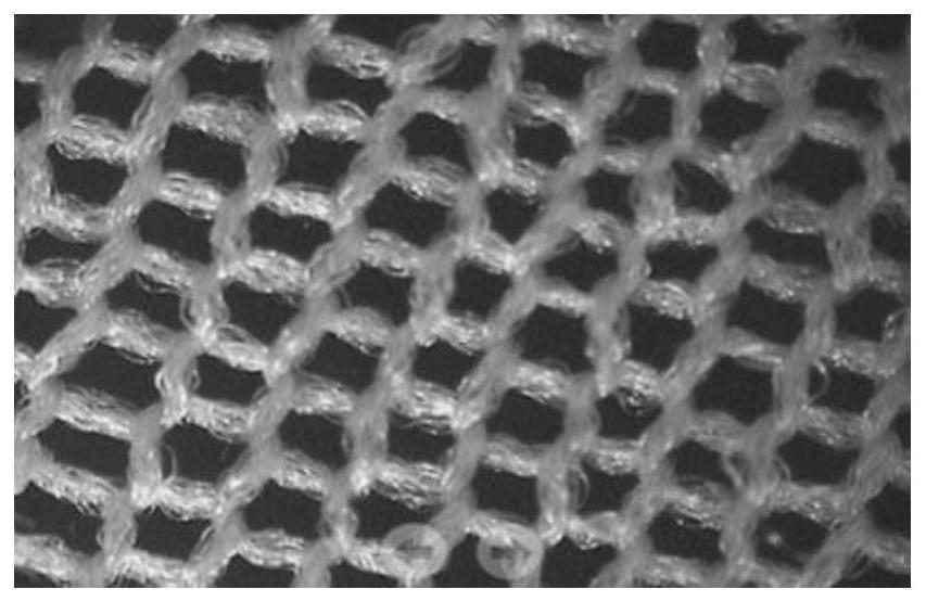 Potential shrinkage composite fibers for protective clothing, micro-bulge high-density hydrophobic knitted fabric and preparation method of micro-bulge high-density hydrophobic knitted fabric