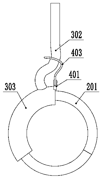 Bus indicator lamp type disinfection pull ring