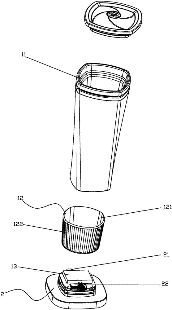 Intelligent water cup and method for automatically measuring volume of drinking water